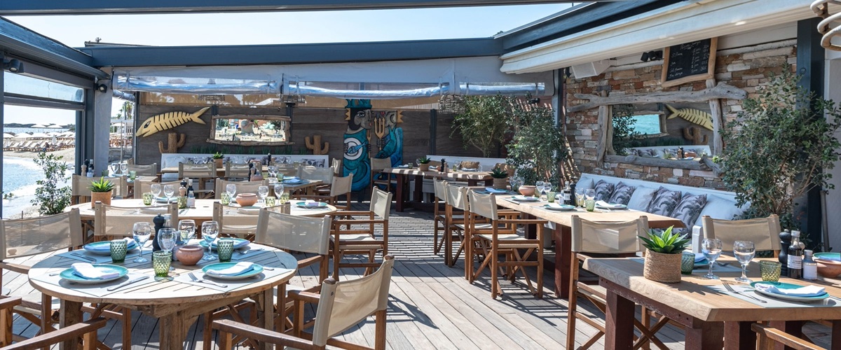 Le Wyc Plage, restaurant de plage à Sainte-Maxime