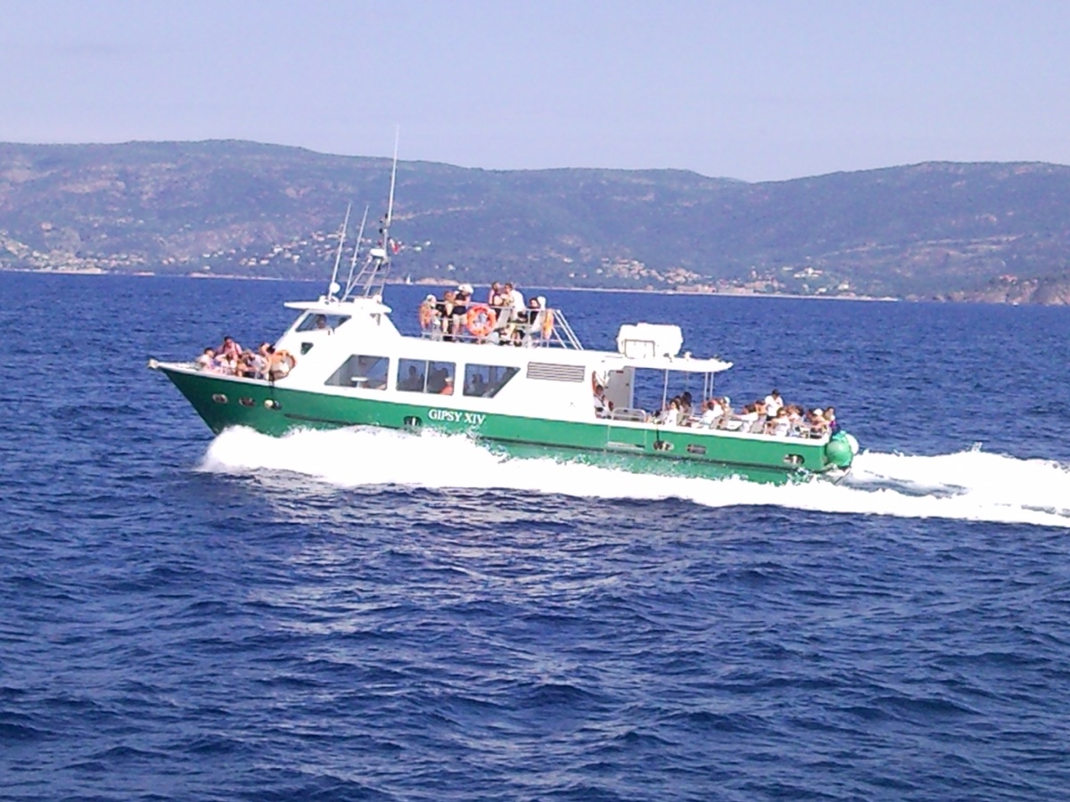 Bateaux Verts sur le golfe de Saint-Tropez